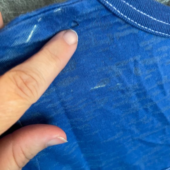 Blue 84 Kansas Jayhawk Women's/Teen Medium Blue T-shirt - Picture 3 of 6